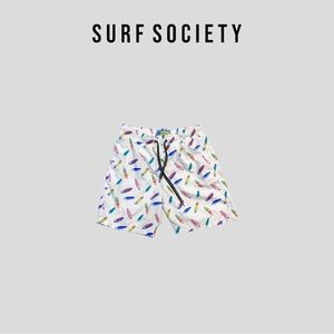 Funky Swim trunks Graphic surfboard long Men’s shirts Medium